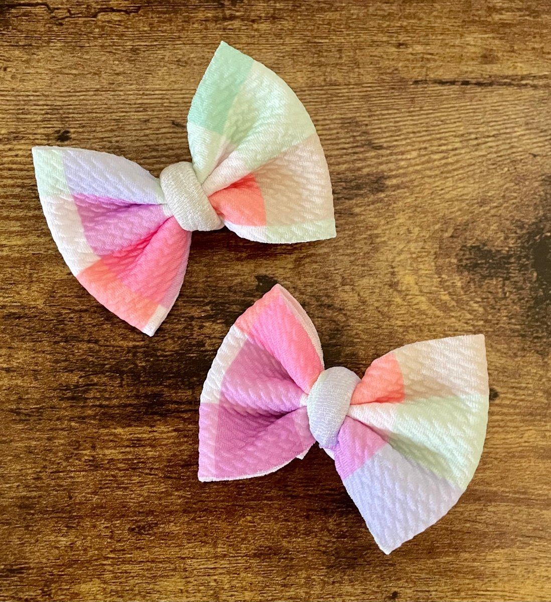 Spring Plaid Dainty Set - EmZo Bowsdainty