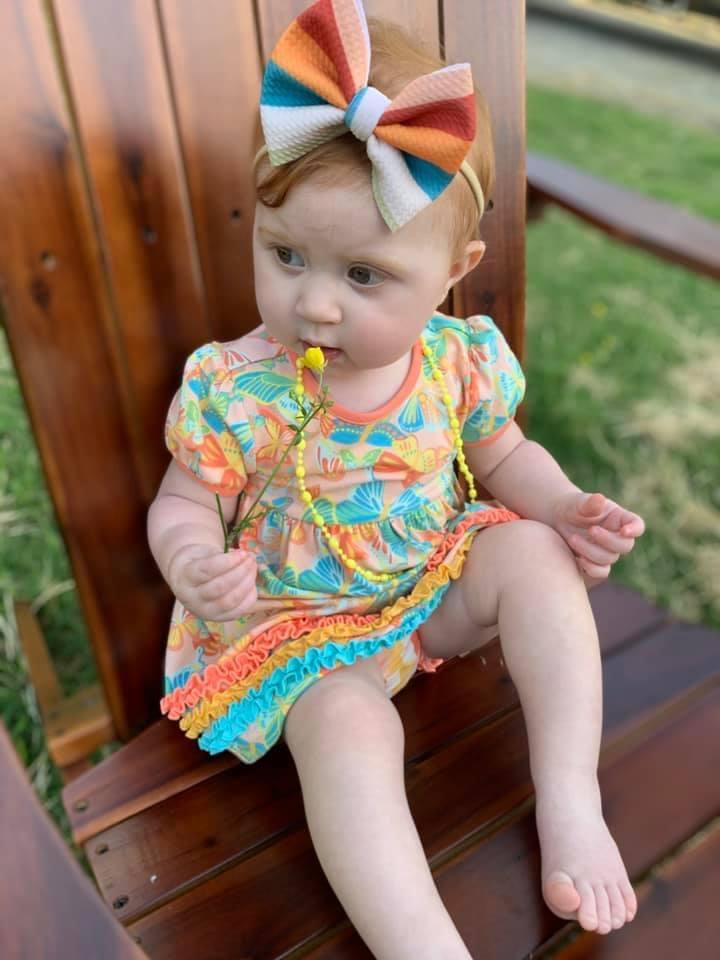 Summer Stripes Bow - EmZo Bowsbow
