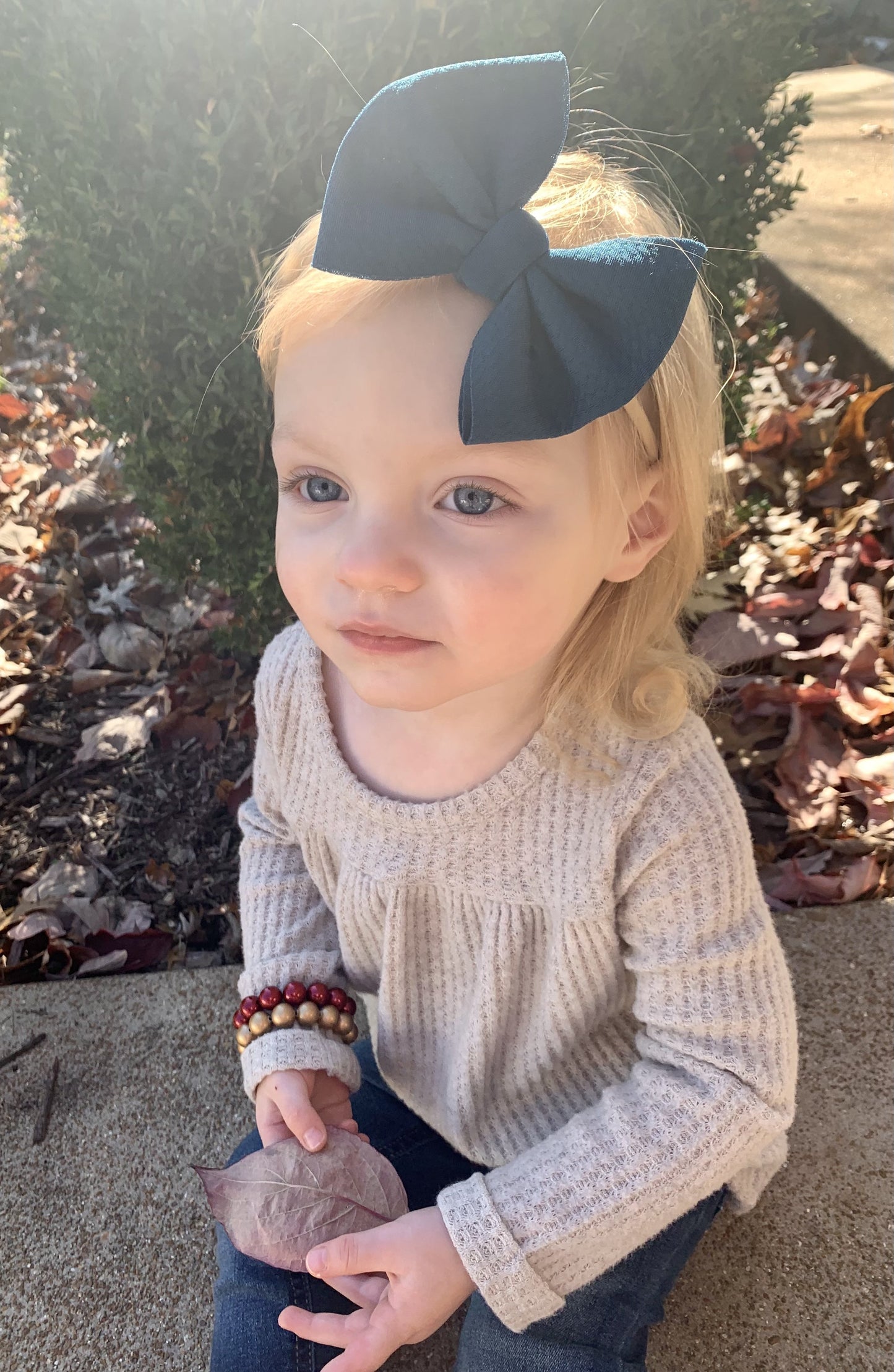 Teal Bow - EmZo Bows