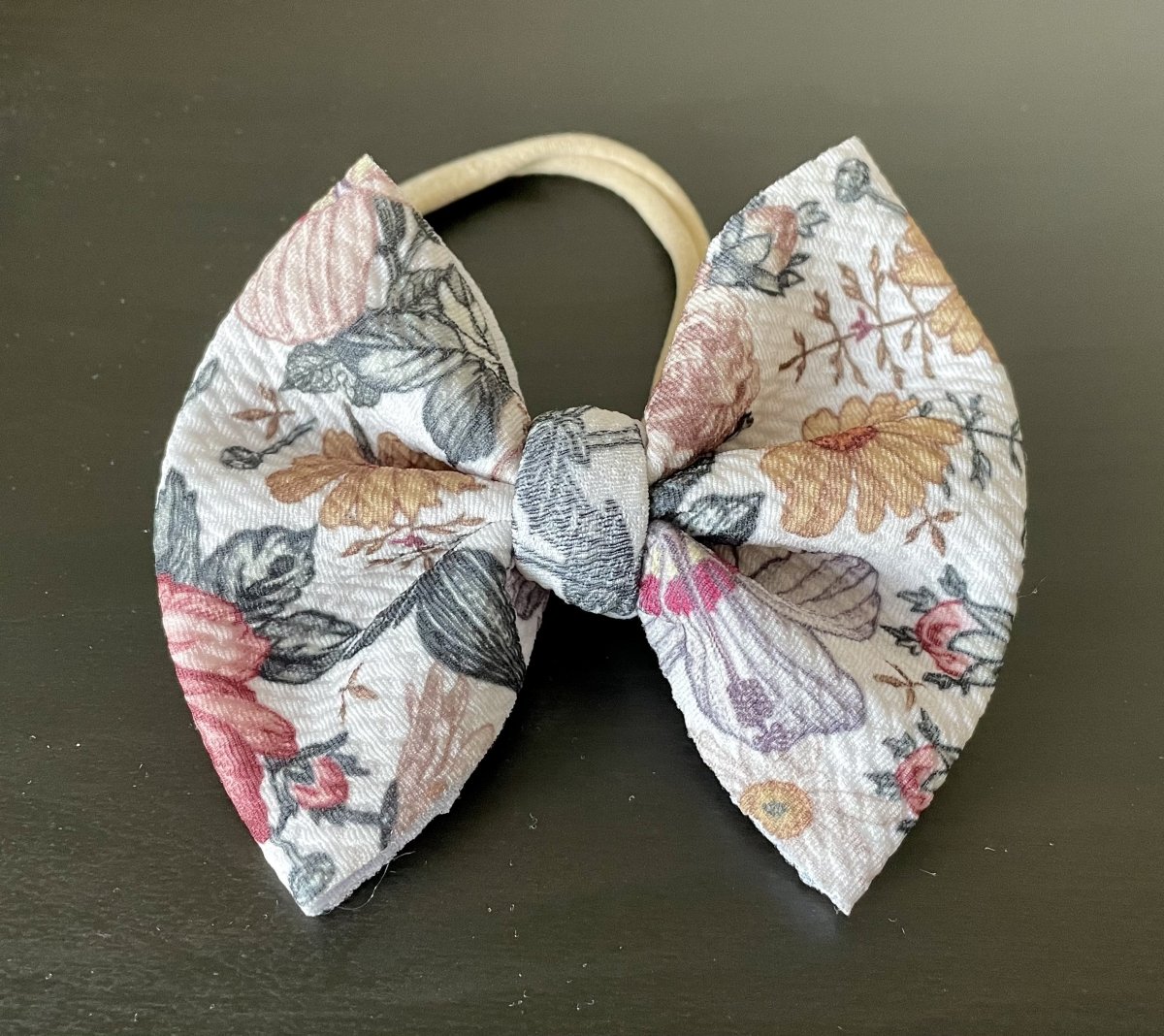 Vintage Floral Bow - EmZo Bowsbow