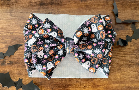 Neon Boo Head Wrap