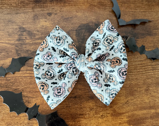 Pumpkin Mouse Big Bow