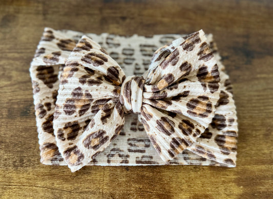 Cheetah Head Wrap