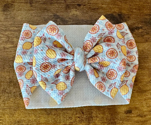 Lemon Daisy Head Wrap