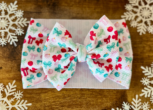Festive Ornaments Head Wrap