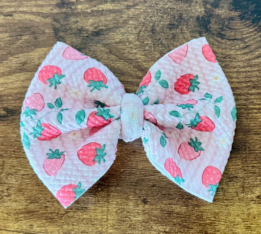 Sweet Strawberries Bow
