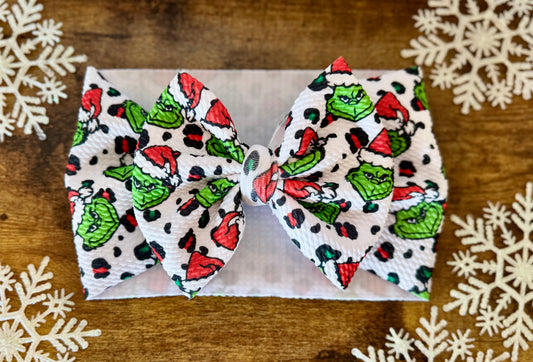 Wild Grinch Head Wrap