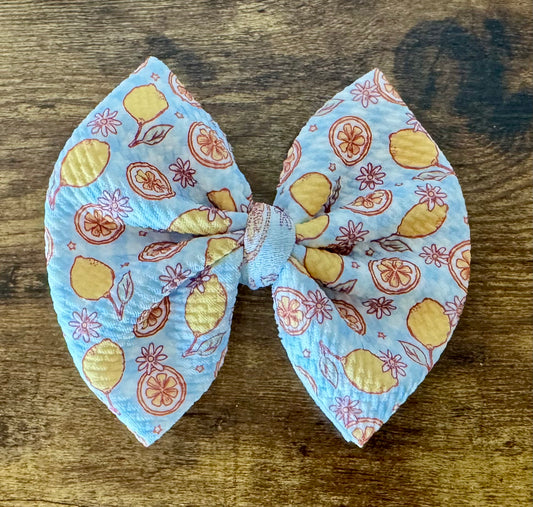 Lemon Daisy Big Bow