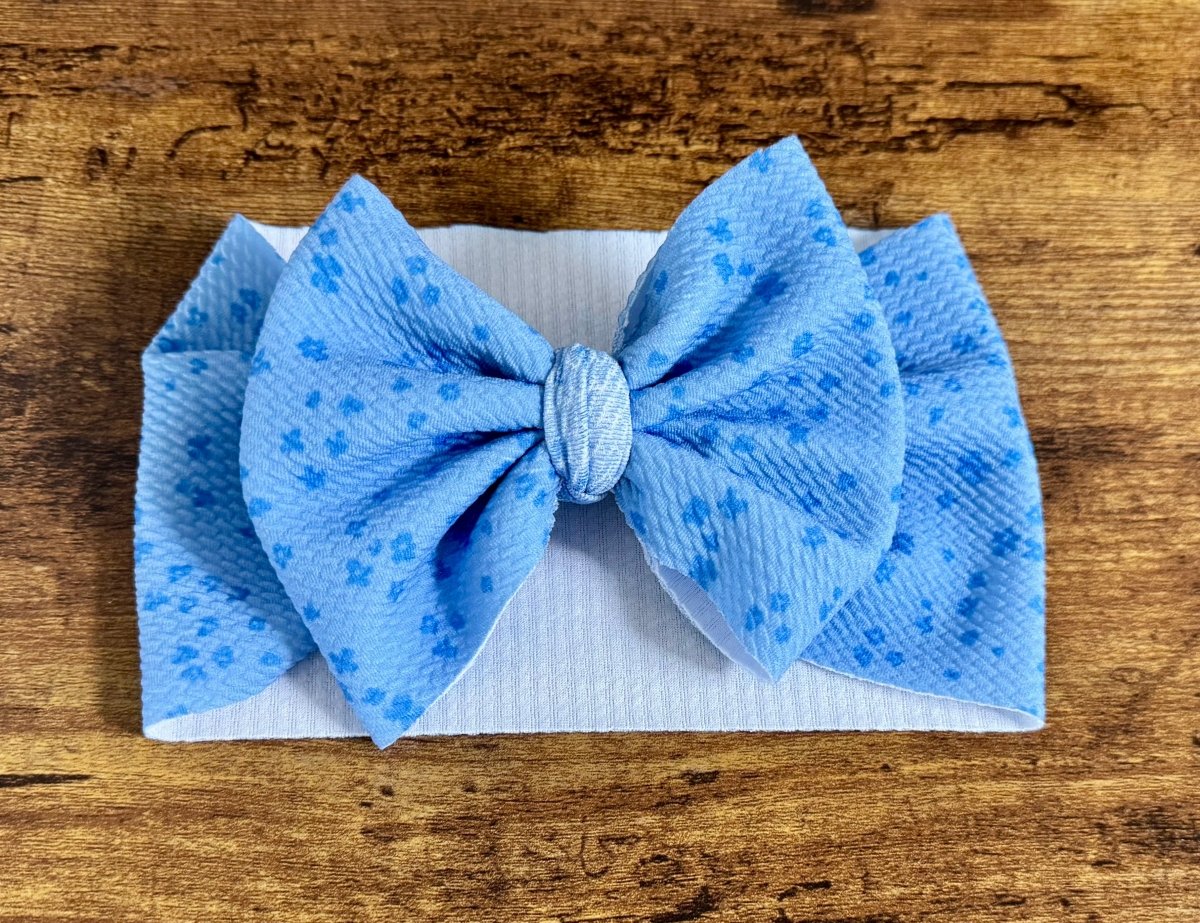 Cornflower Head Wrap - EmZo BowsHead wrap