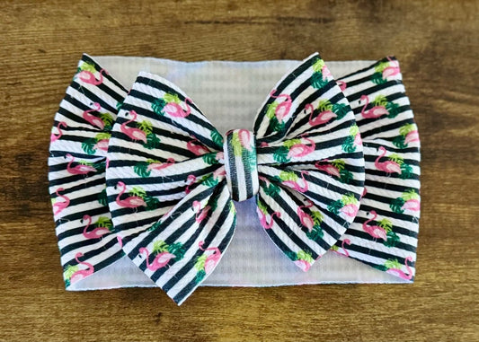 Flamingo Head Wrap - EmZo BowsHead wrap