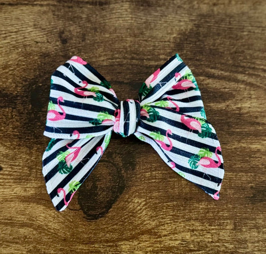 Flamingo Sailor Bow - EmZo BowsSailor bow