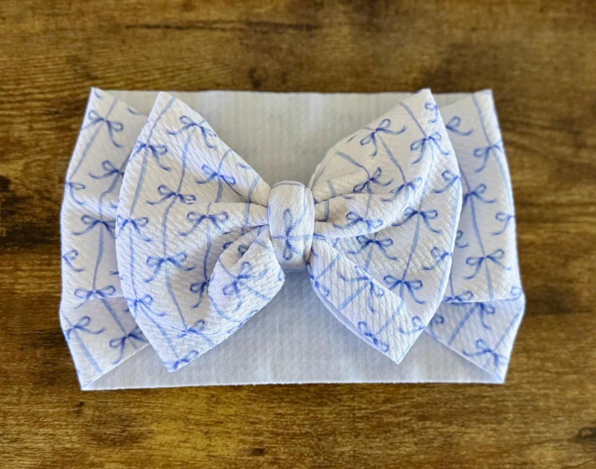 Forget Me Not Head Wrap - EmZo BowsHead wrap