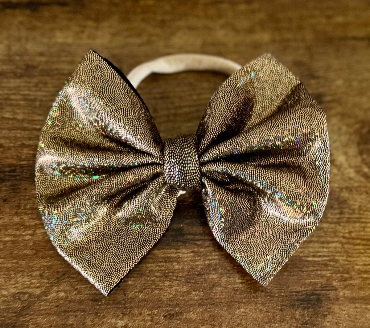 Gold Shimmer Big Bow - EmZo BowsBig Bow