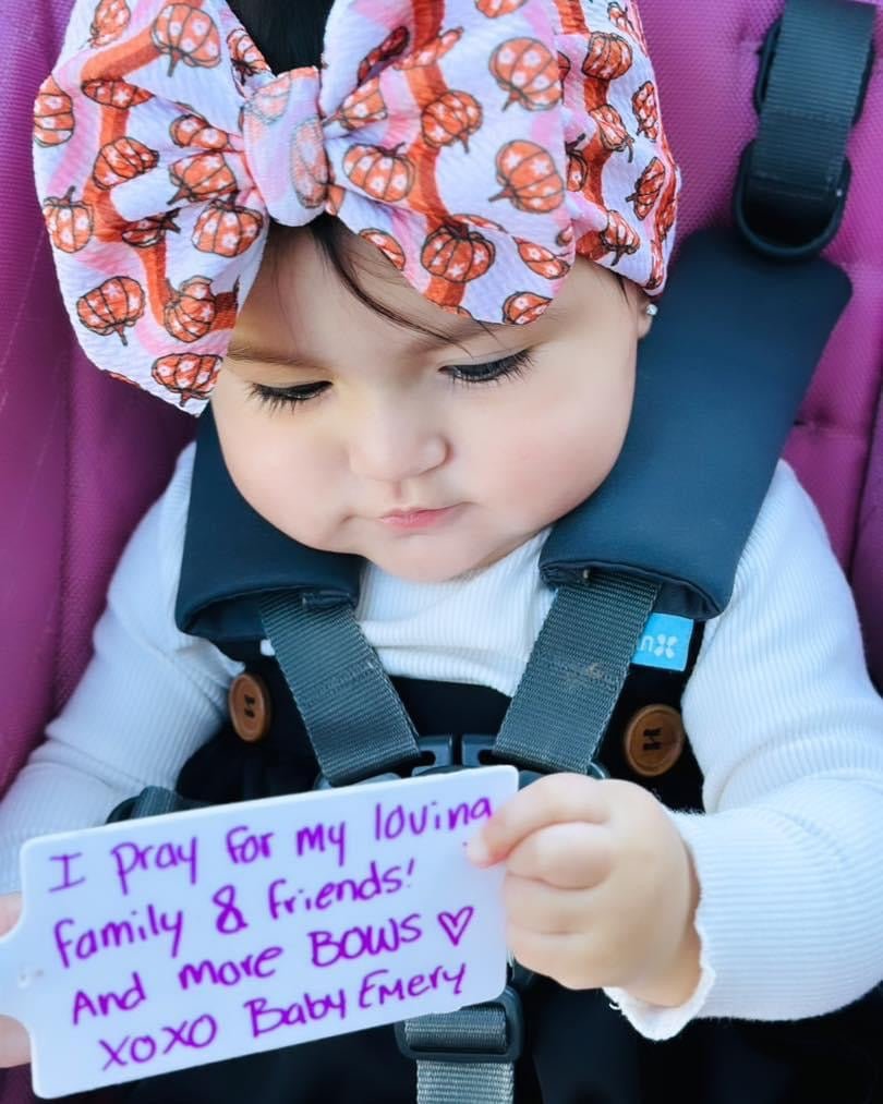 Groovy Pumpkin Head Wrap - EmZo BowsHead wrap