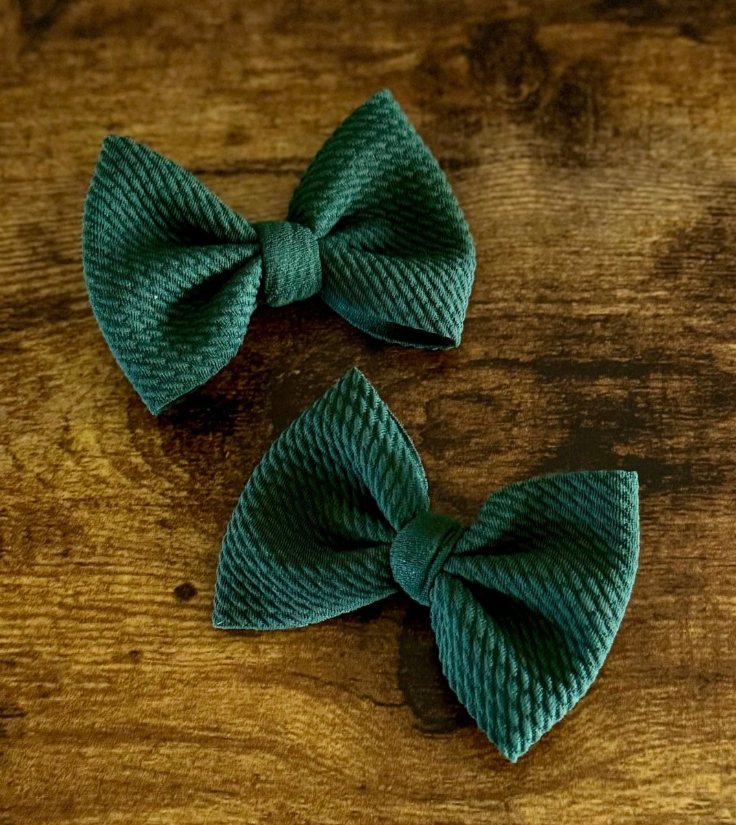 Hunter Green Dainty Set - EmZo Bowsdainty