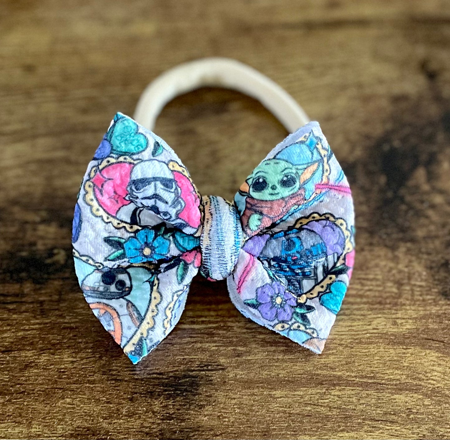 Galactic Love Newborn Bow