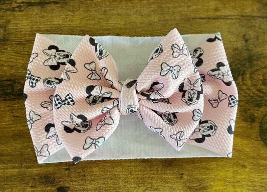 Bow Mouse Head Wrap