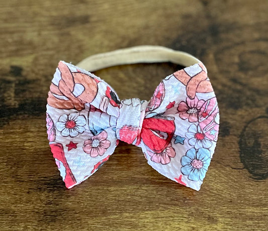 July Treats Newborn Bow