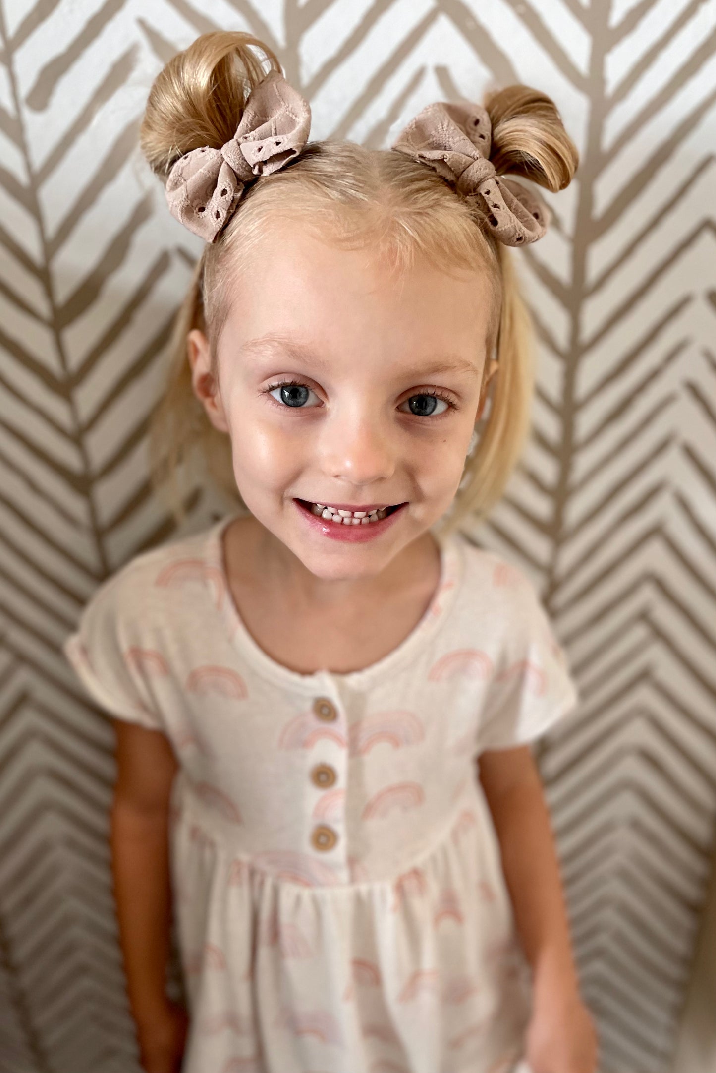 Taupe Eyelet Dainty Set