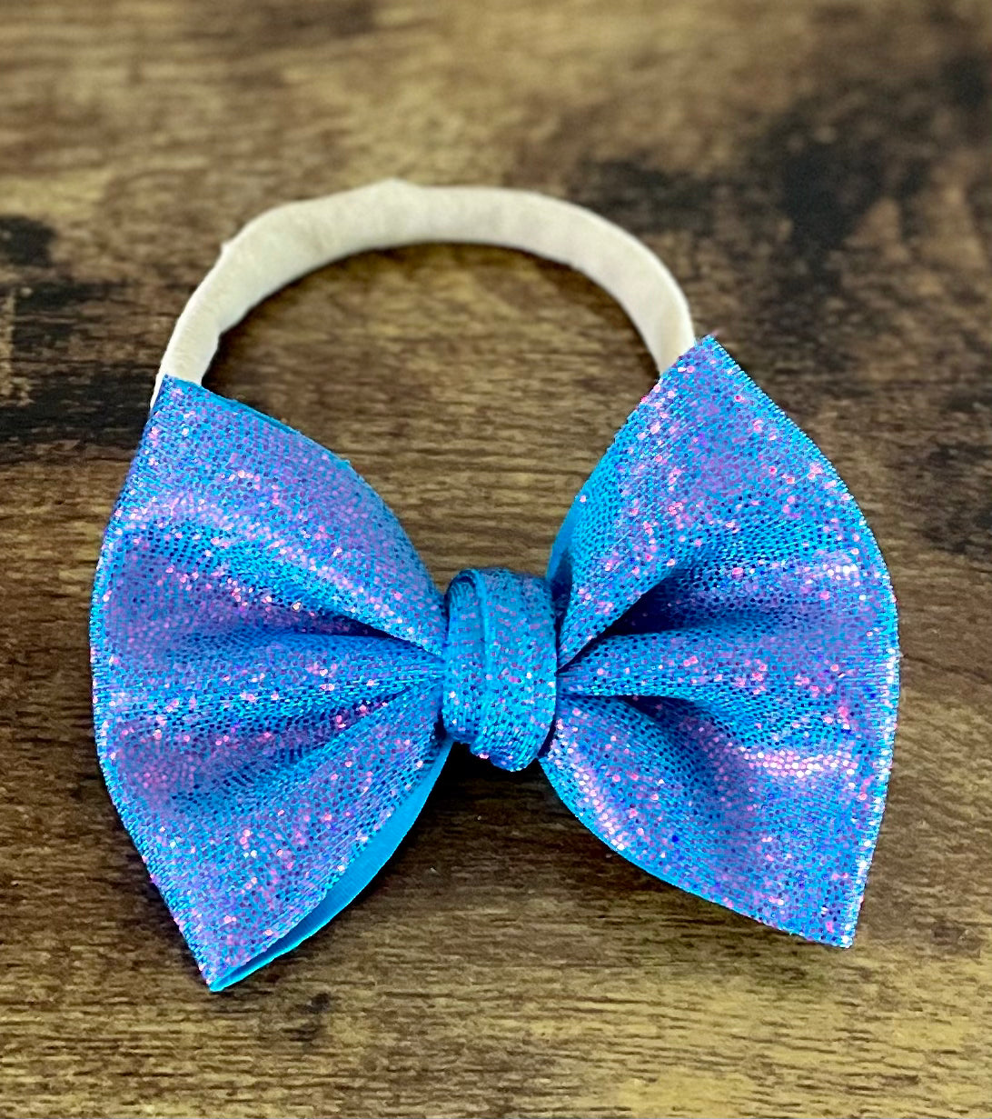 Royal Shimmer Newborn Bow