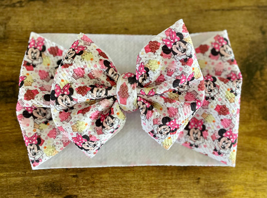 Mouse Cupcakes Head Wrap