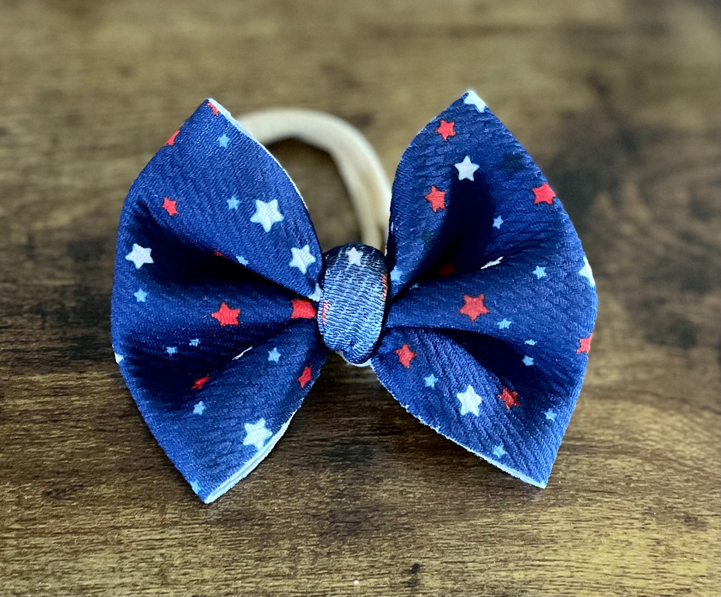 Navy Stars Bow