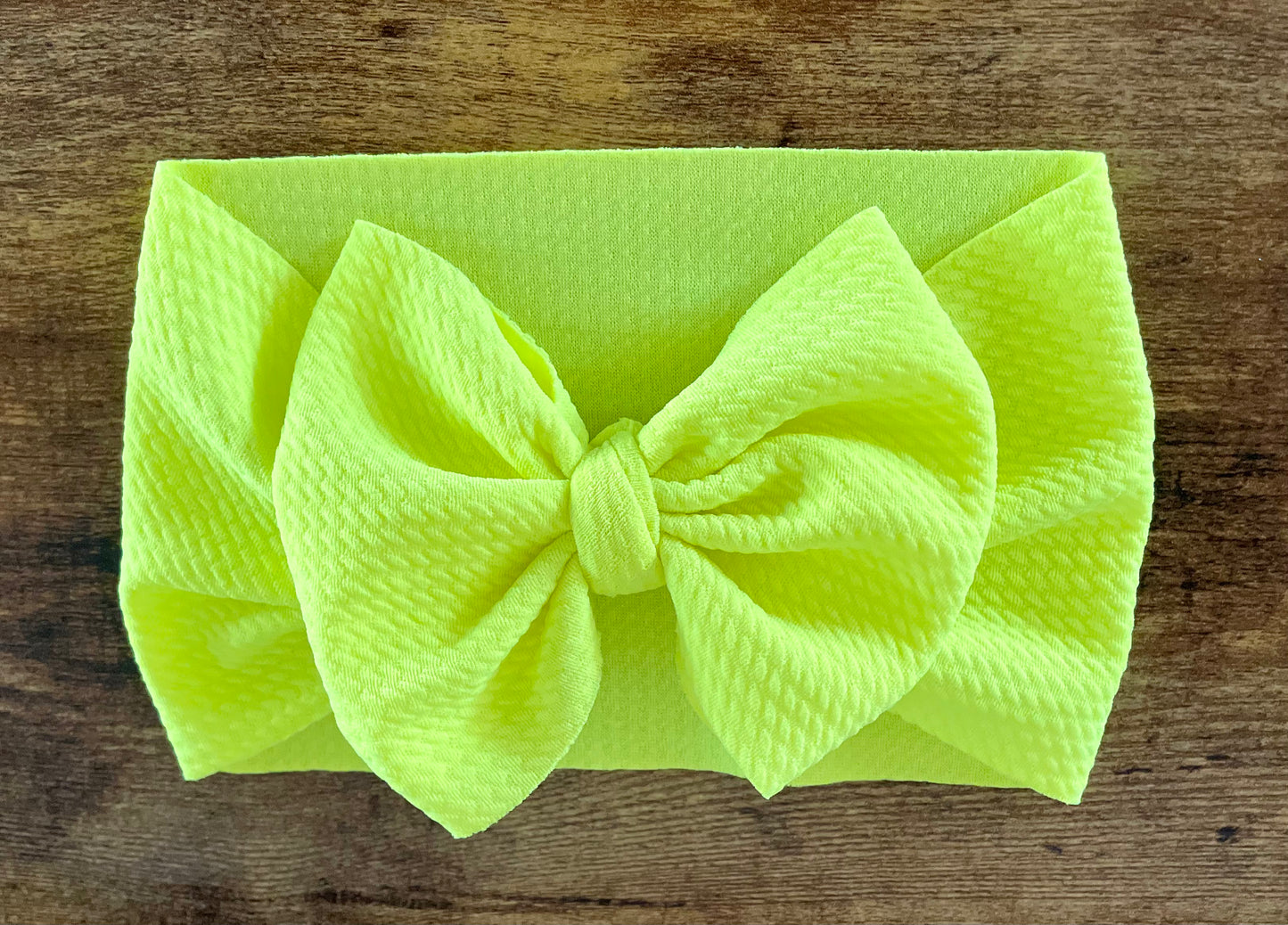 Neon Yellow Head Wrap