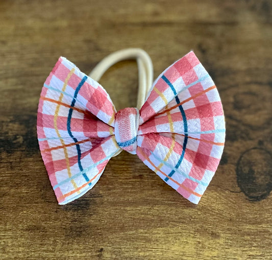 Fall Plaid Bow
