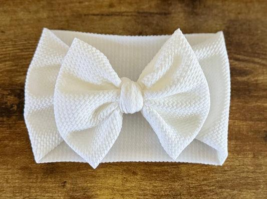 Ivory Head Wrap - EmZo BowsHead wrap