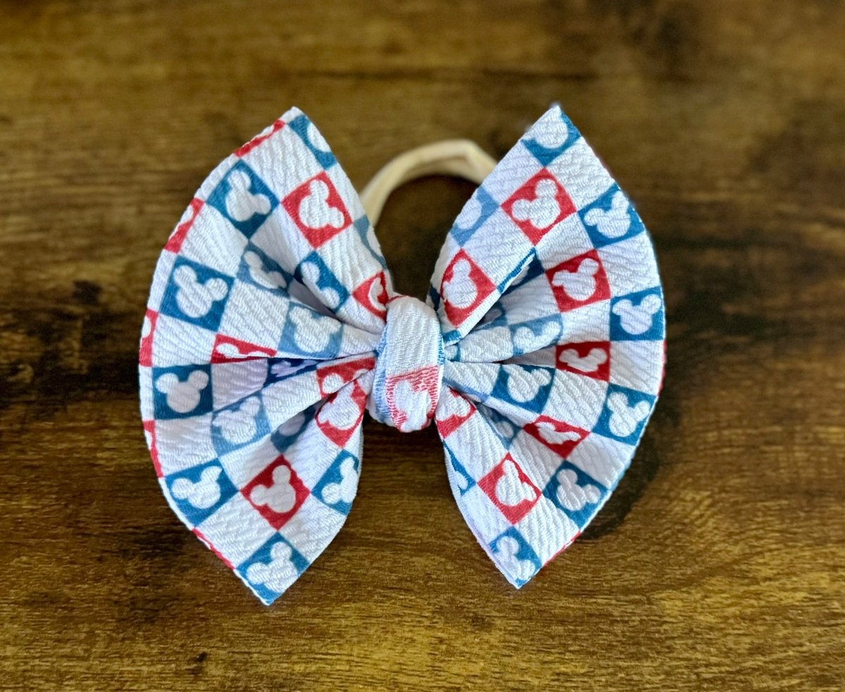 July Mouse Big Bow - EmZo BowsBig Bow