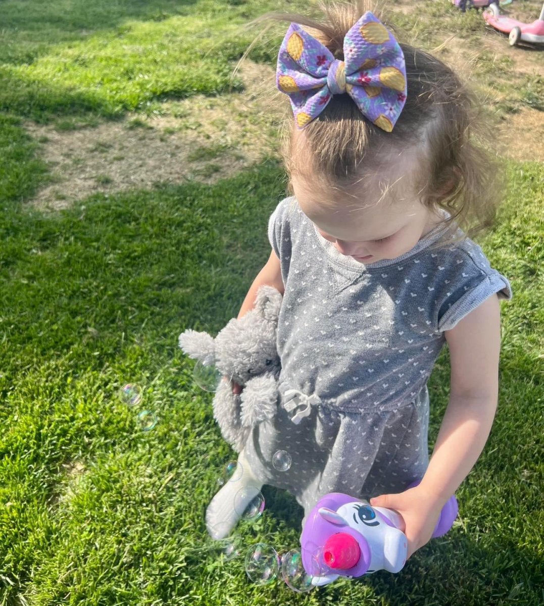 Lemon Floral Bow - EmZo Bowsbow