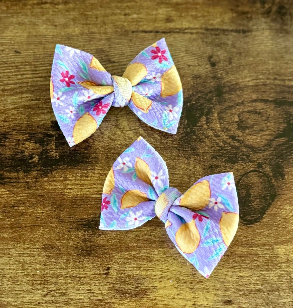 Lemon Floral Dainty Set - EmZo Bowsdainty