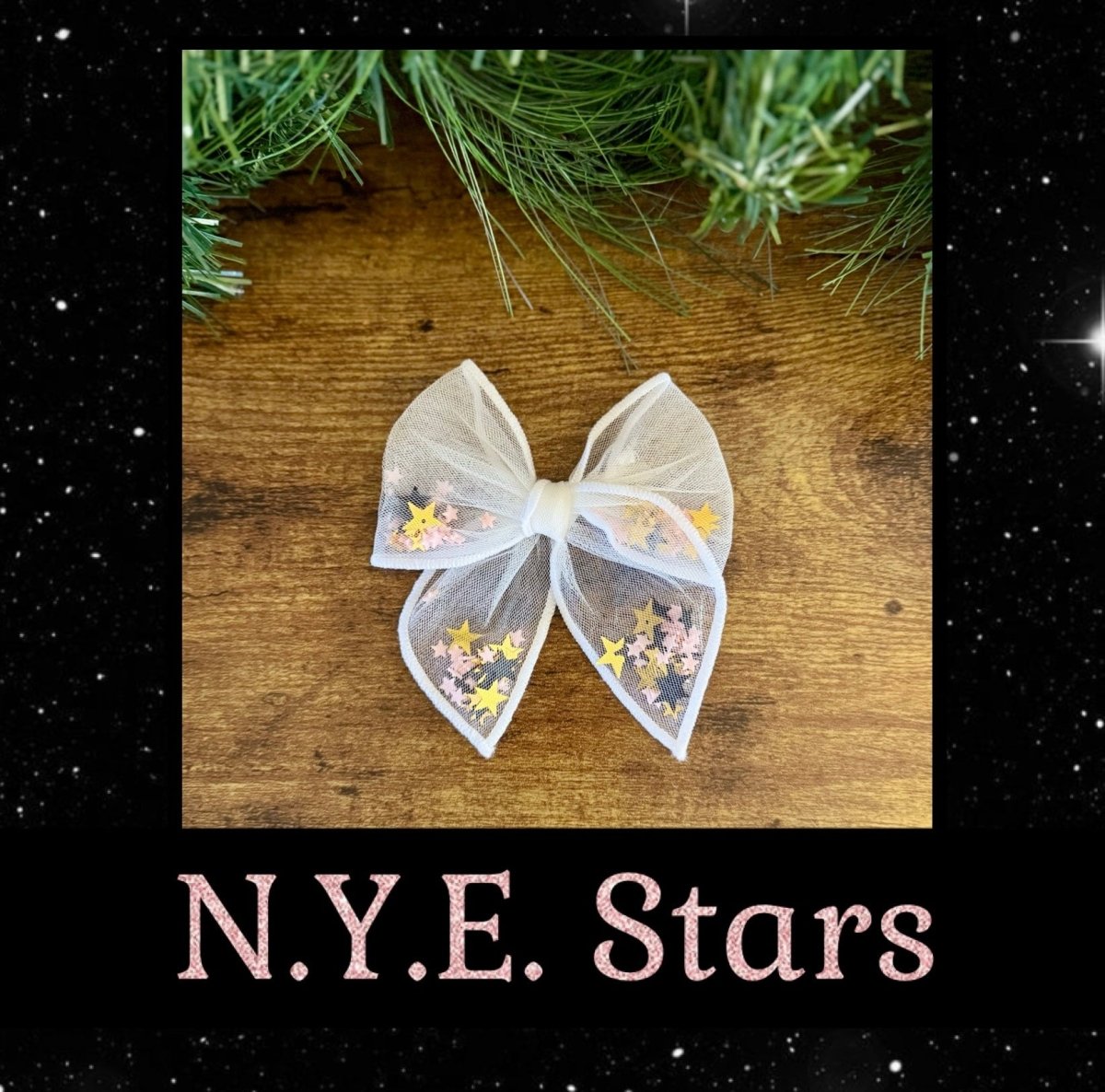 N.Y.E. Stars Sailor Bow - EmZo BowsSailor bow