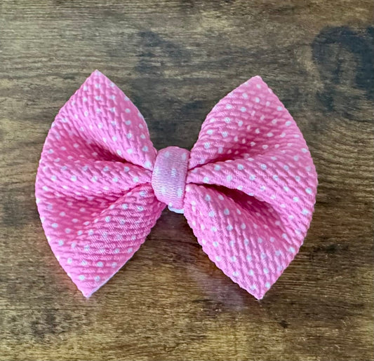 Pink Carnation Bow - EmZo Bowsbow
