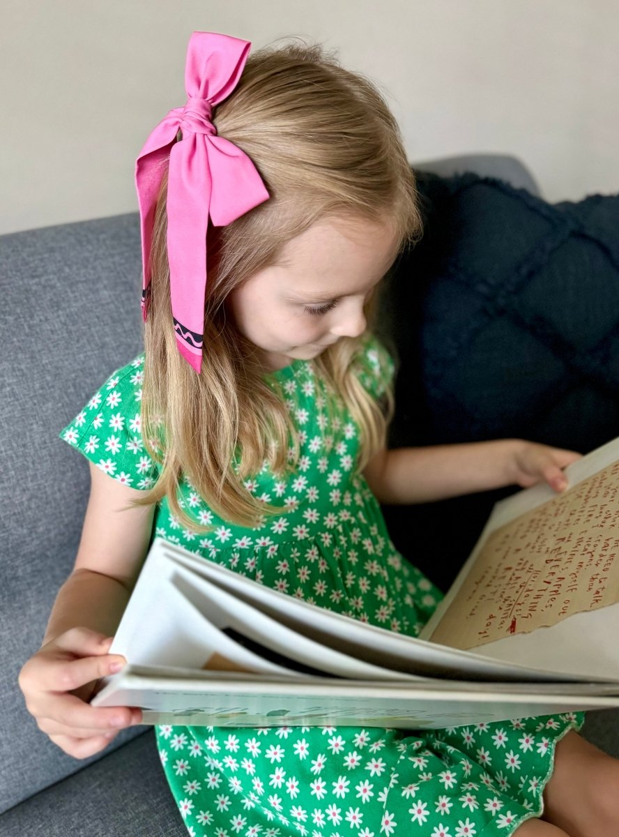 Pink Crayon Sailor Bow - EmZo BowsSailor bow