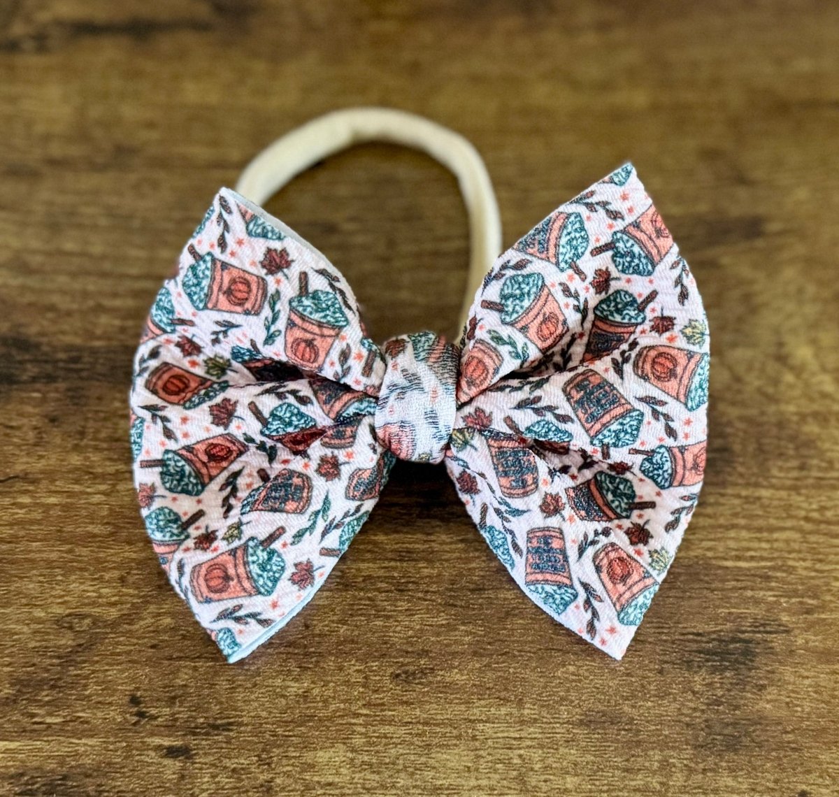 Pumpkin Latte Bow - EmZo Bowsbow