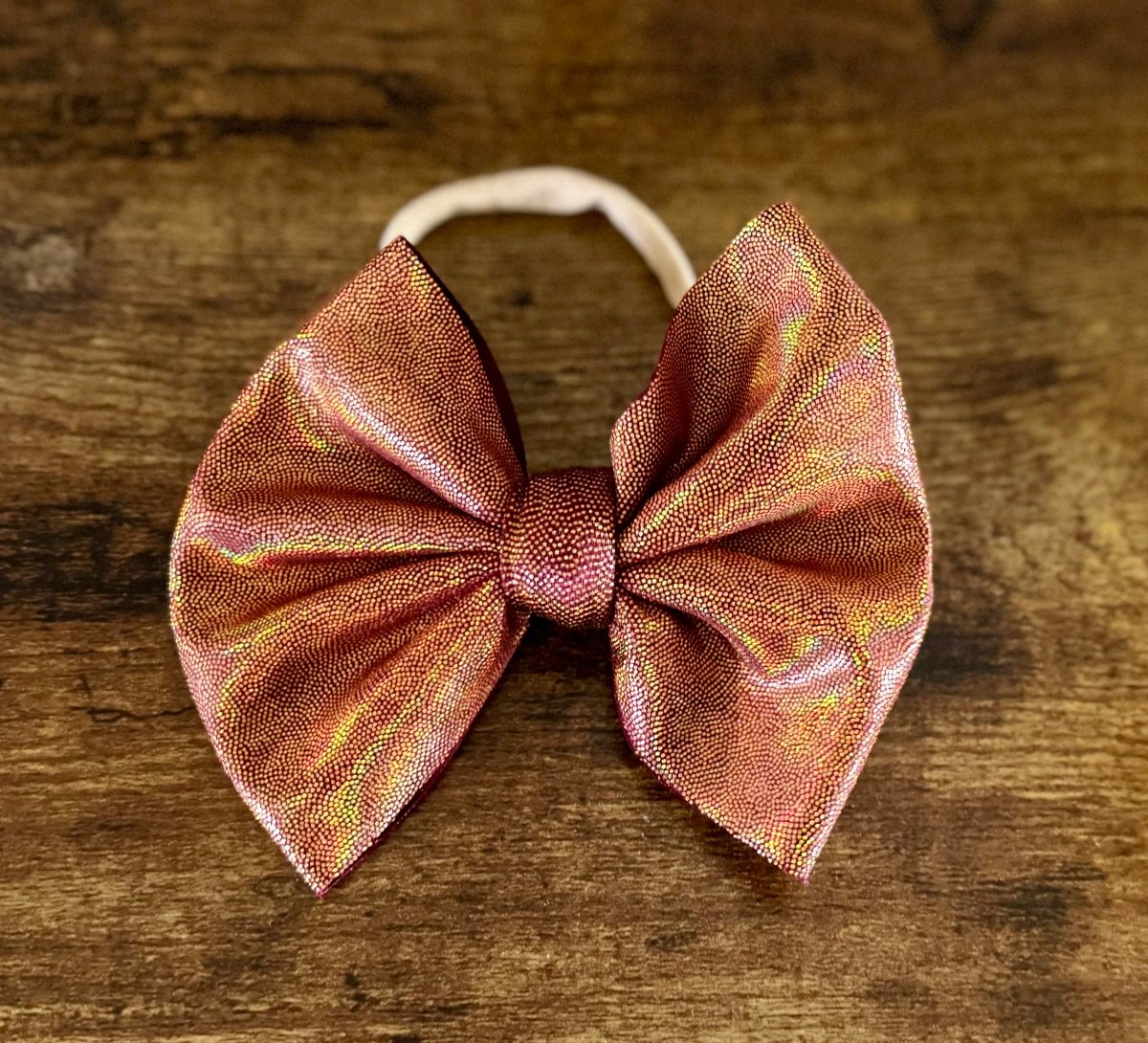 Pumpkin Shimmer Big Bow - EmZo BowsBig Bow