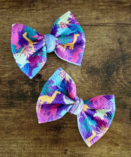 Purple Dinos Dainty Set - EmZo Bowsdainty