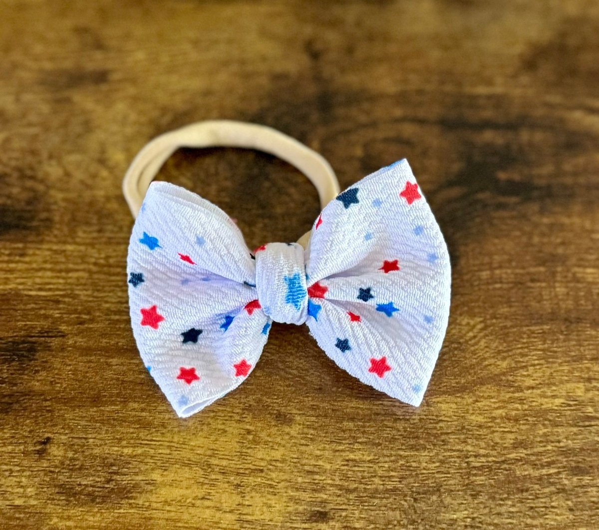 Star Spangled Newborn Bow - EmZo Bowsnewborn bow