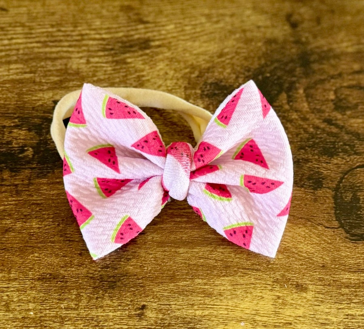 Sweet Watermelon Newborn Bow - EmZo Bowsnewborn bow