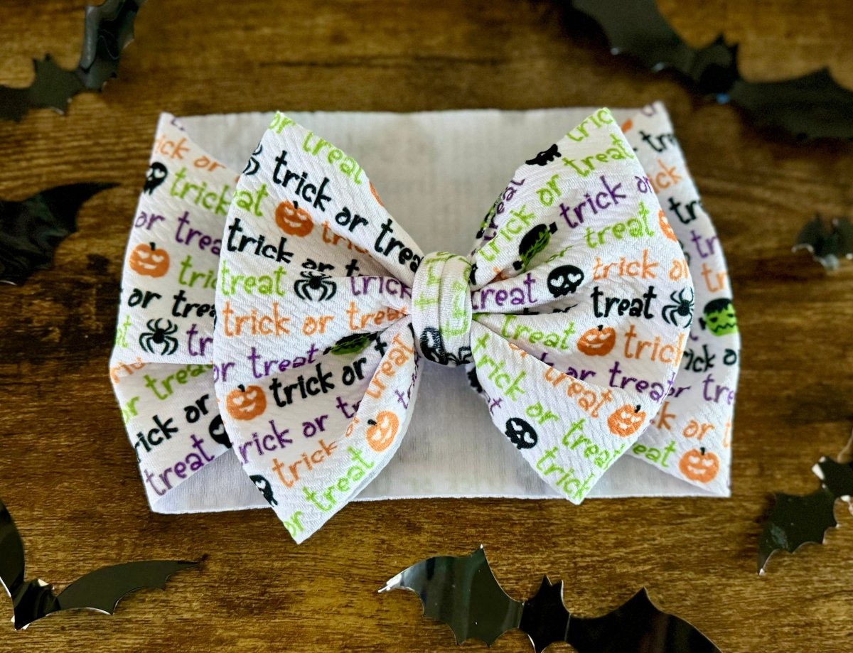 Trick - or - Treat Head Wrap - EmZo BowsHead wrap