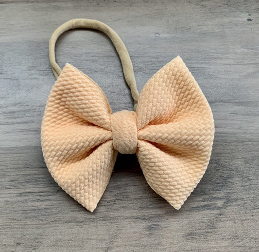 Apricot Bow - EmZo Bowsbow