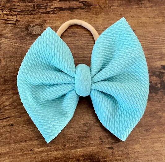 Aqua Big Bow - EmZo BowsBig Bow