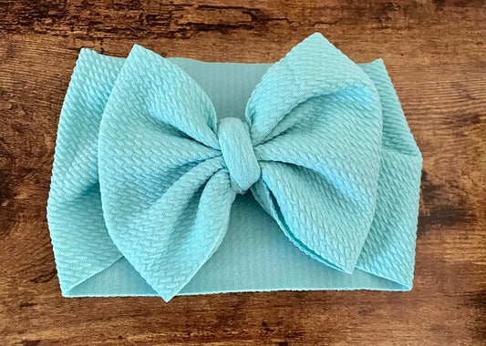 Aqua Head Wrap - EmZo BowsHead wrap