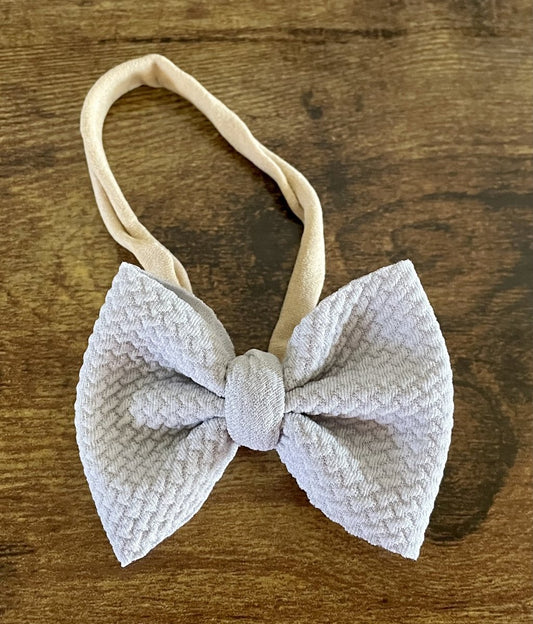 Ash Newborn Bow - EmZo Bowsnewborn bow