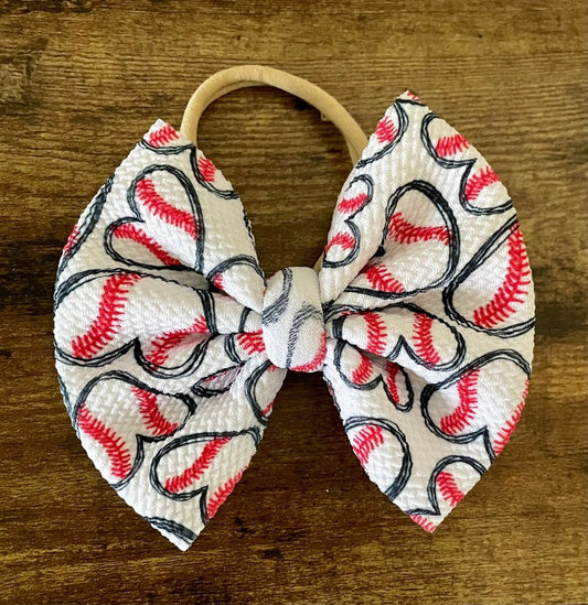 Baseball Big Bow - EmZo BowsBig Bow