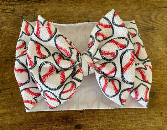 Baseball Head Wrap - EmZo BowsHead wrap