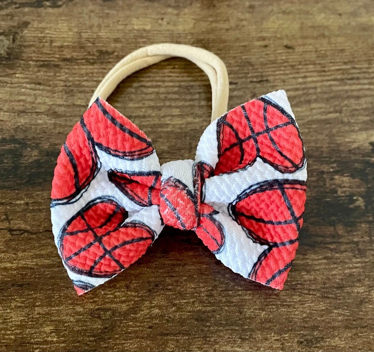 Basketball Newborn Bow - EmZo Bowsnewborn bow