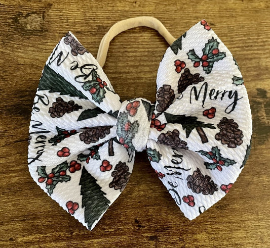 Be Merry Big Bow - EmZo BowsBig Bow