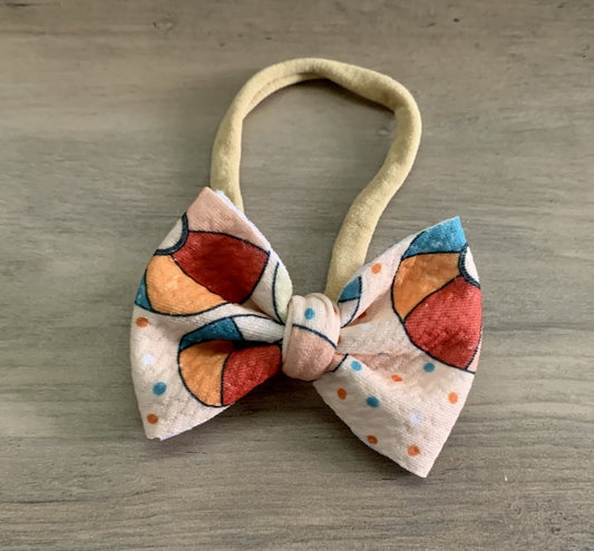 Beach Ball Newborn Bow - EmZo Bowsnewborn bow